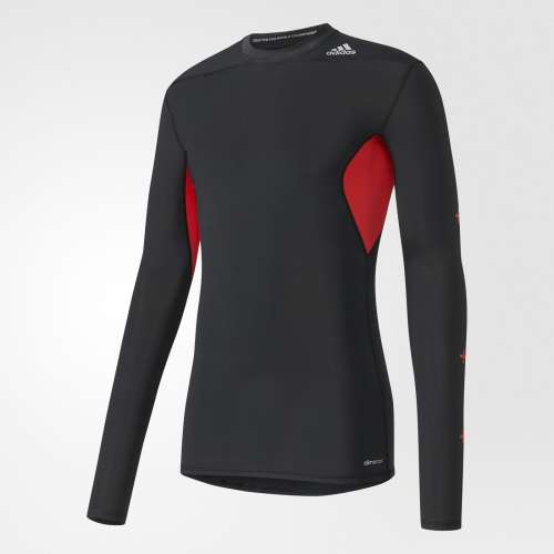 Black Friday Deals adidas Techfit Recovery Shirt Men's Black Mens Shirts Deals